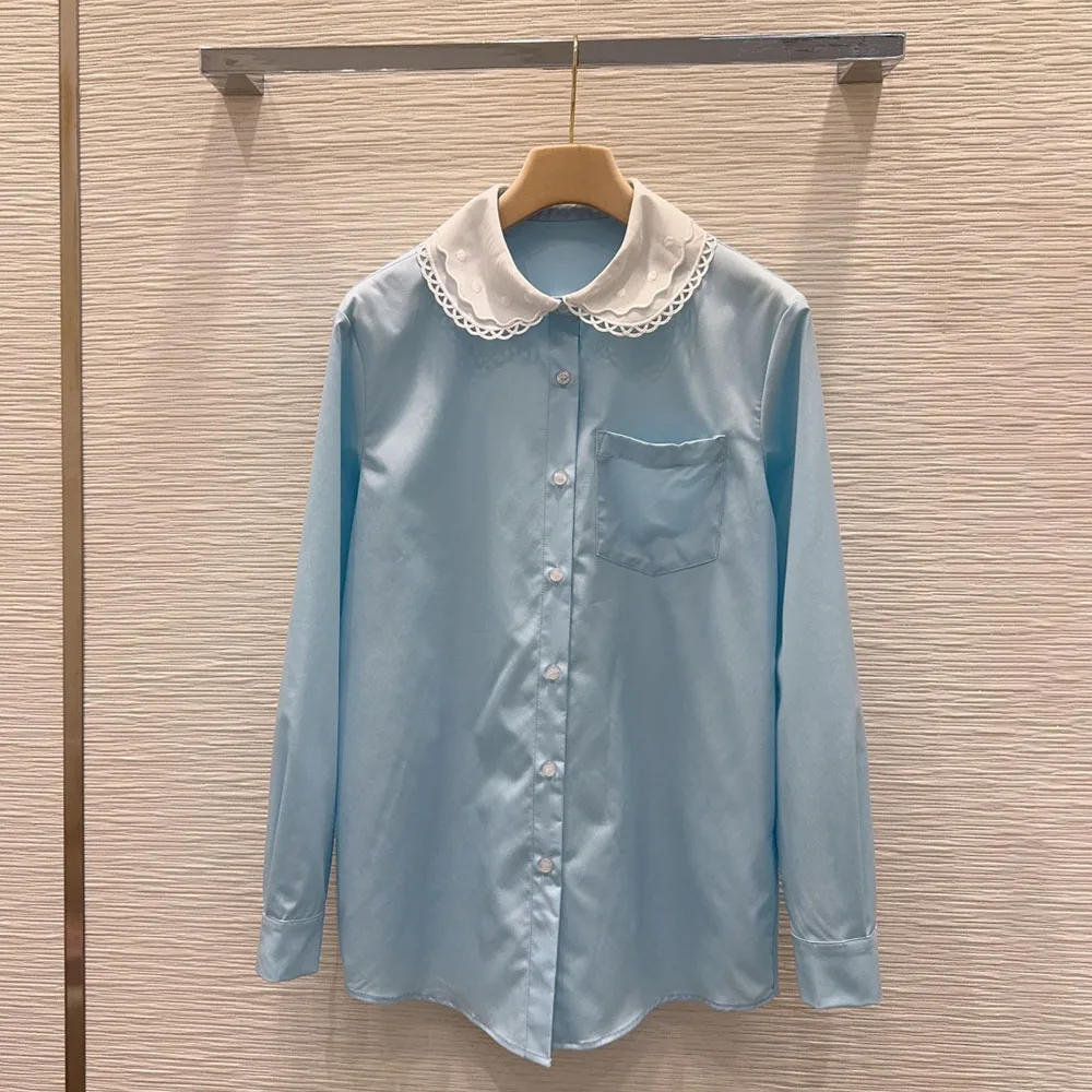 

High Quality 2026 New Loose Long Sleeve Shirts Women Preppy Style Comfortable Shirt Woman xy2632004