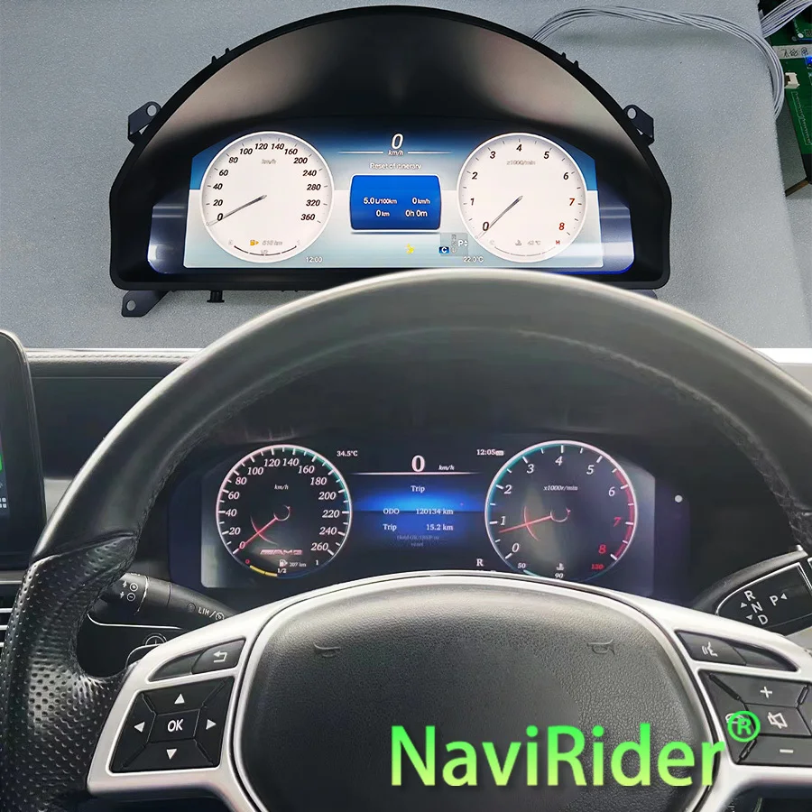 

Цифровая приборная панель для Mercedes Benz E-класса W207 2010-2013, GPS-спидометр, панель приборов, виртуальный кокпит, тахометр