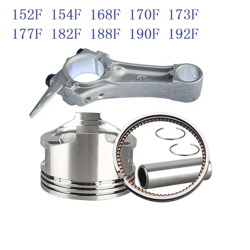 152F 154F 168F 170F Gasoline Generator Piston Ring kit Conrod Connecting rod for Honda engine kolben 173F 177F 188F 190F 192F