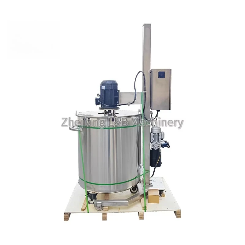 Electric Hydraulic Lift Shampoo Hydrogel High Shear Small Batch Homogenizer