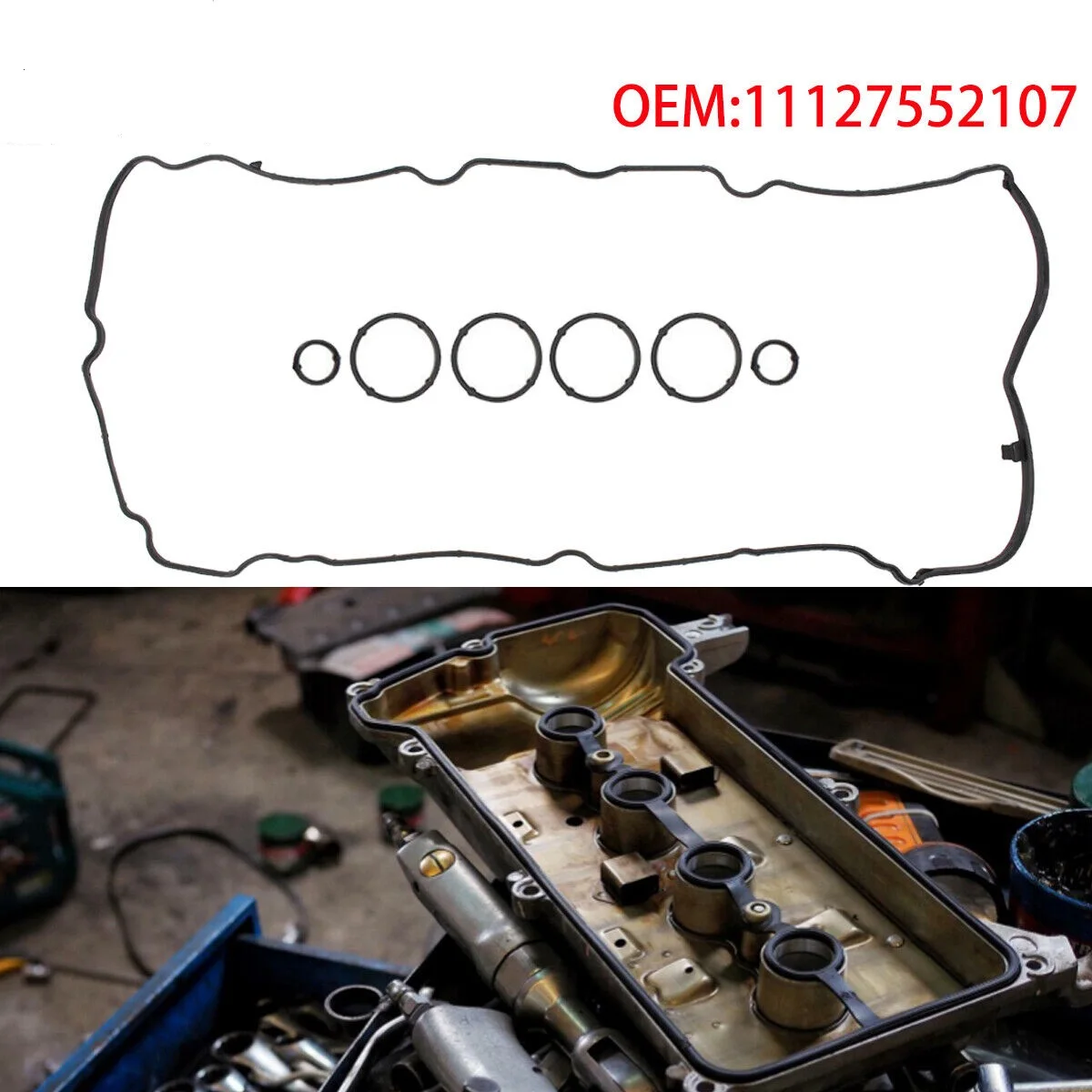 For BMW Mini Cooper R55 R56 R57 UK New Engine Cam Valve Rocker Cover Gasket Set