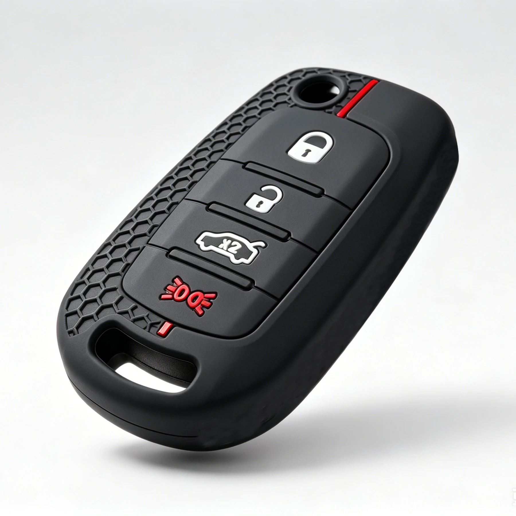 Suporte para Chaveiro para Fiat Pulse Cronos 2023 Argo 2024 Toro - Capa Protetora para Chave Manual e Conjunto de Capas para Chaveiro