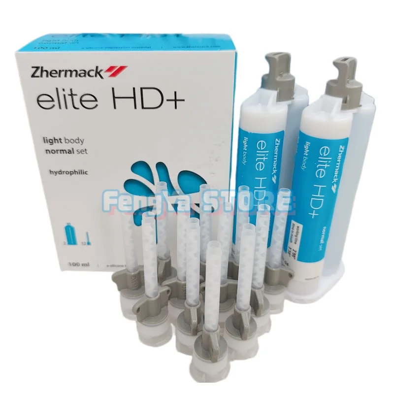 100ml/Box Zhermack Elite HD+ Light Body Hydrophilic Normal Set Dental Lab Silicone Rubber Impression Replication Material