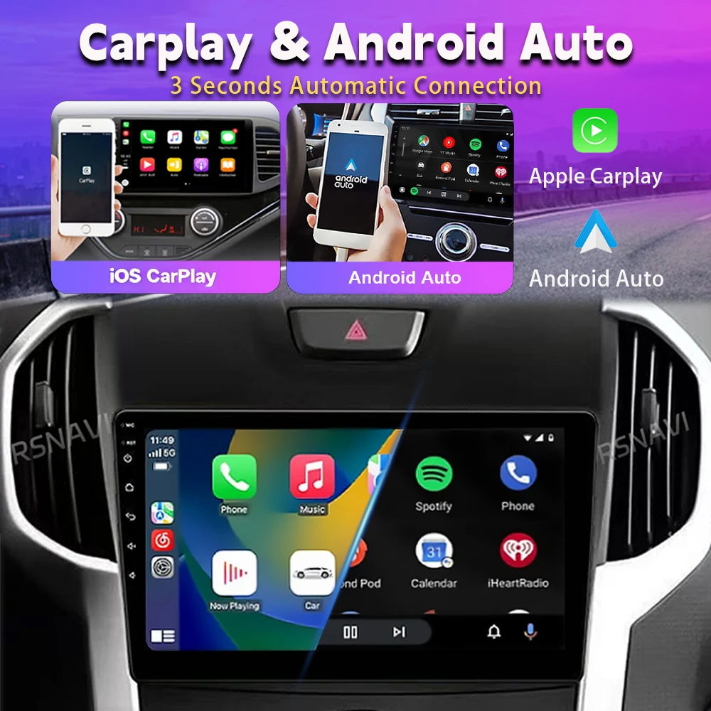 Android 16 Carplay Car Radio Multimedia For Chevrolet TrailBlazer 2012 - 2016 S-10 S10 Colorado For Isuzu D-Max DMAX Stereo 2din