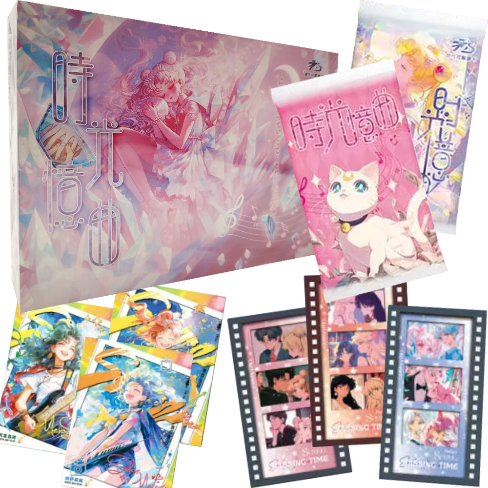 

Sailor Moon Collection Cards Anime Lovely Girls Exquisite Design Characters Magical Dreamy Butterfly Record Cards Holiday Gifts