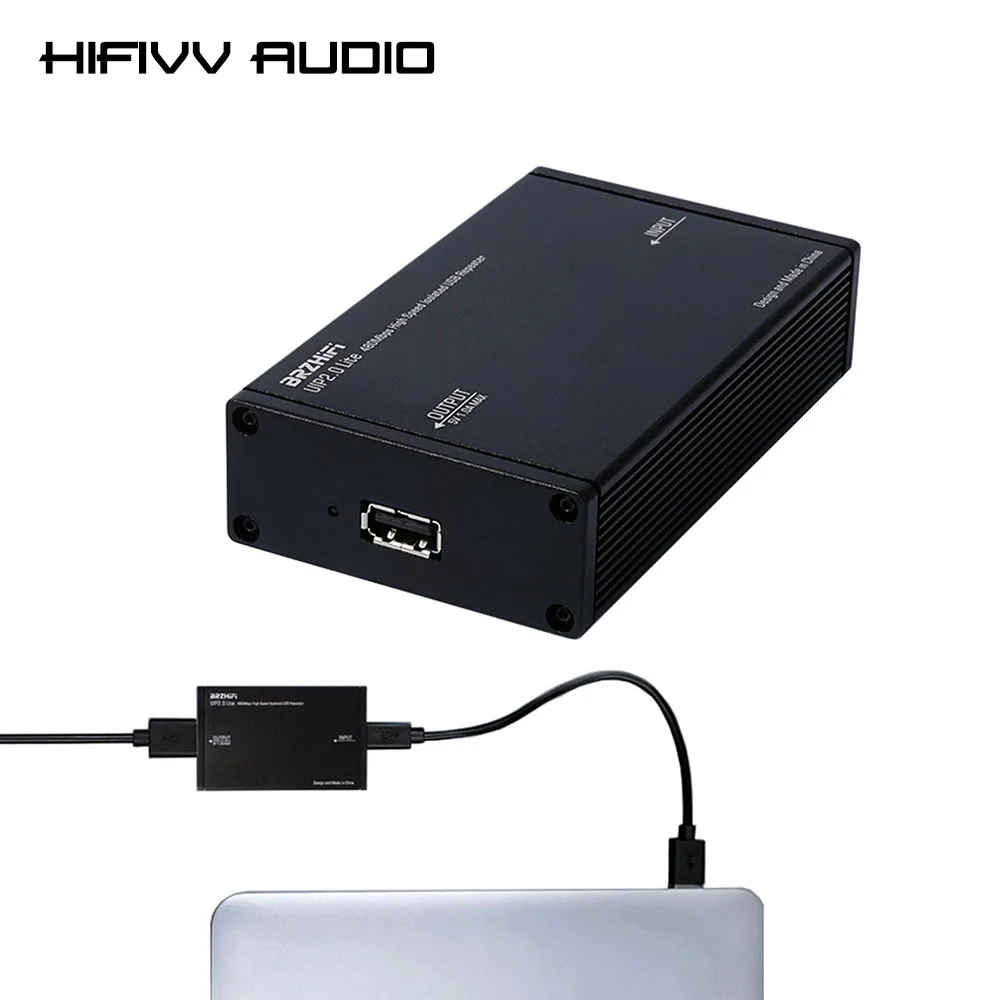 UIP2.0 Lite Hifi Audio Digital Sound PCHIFI USB2.0 Power Purification Isolator Texas 480Mbps for Cellphone Computer DAC Decoding