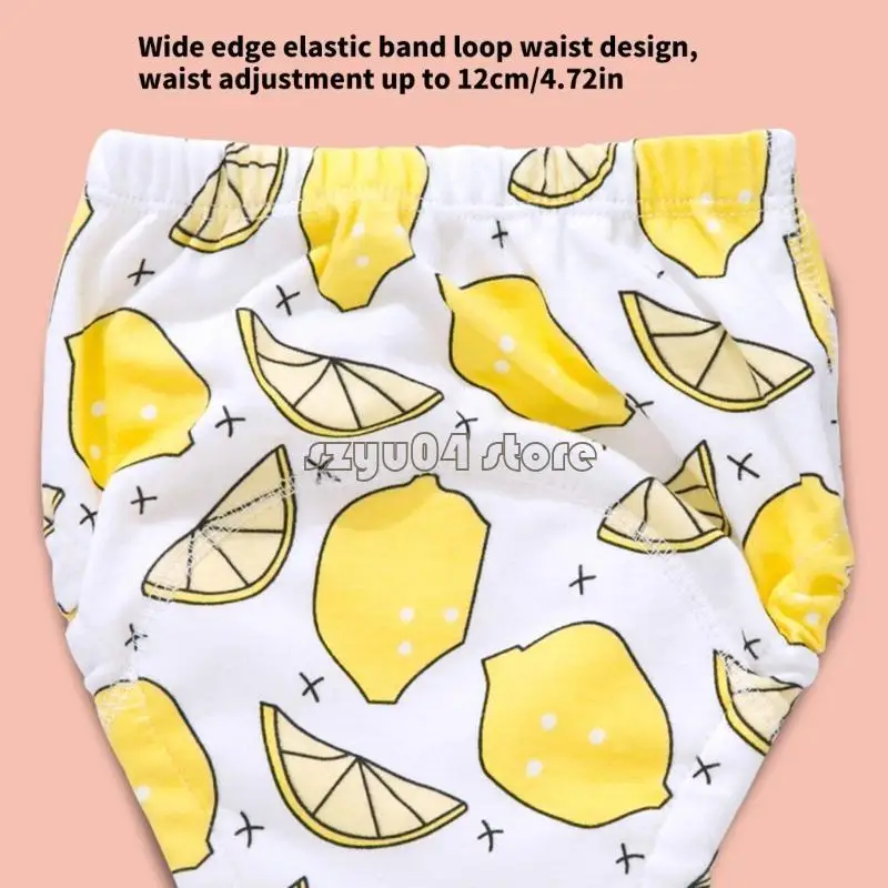 Sous-vêtements d'entraînement en coton 4X7D pour tout-petits, slips, couches, pantalons, caractéristiques confortables, taille