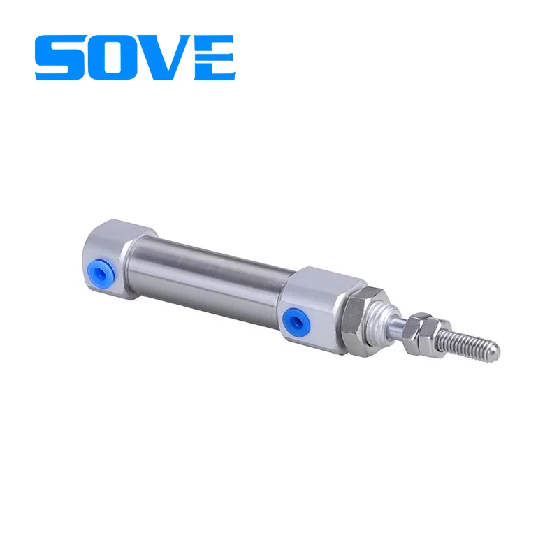 Type Pneumatic Cylinders CDJ2B Series Stainless Steel Body Pneumatic Magnetism Mini Pneumatic Cylinder air Piston Cylinder