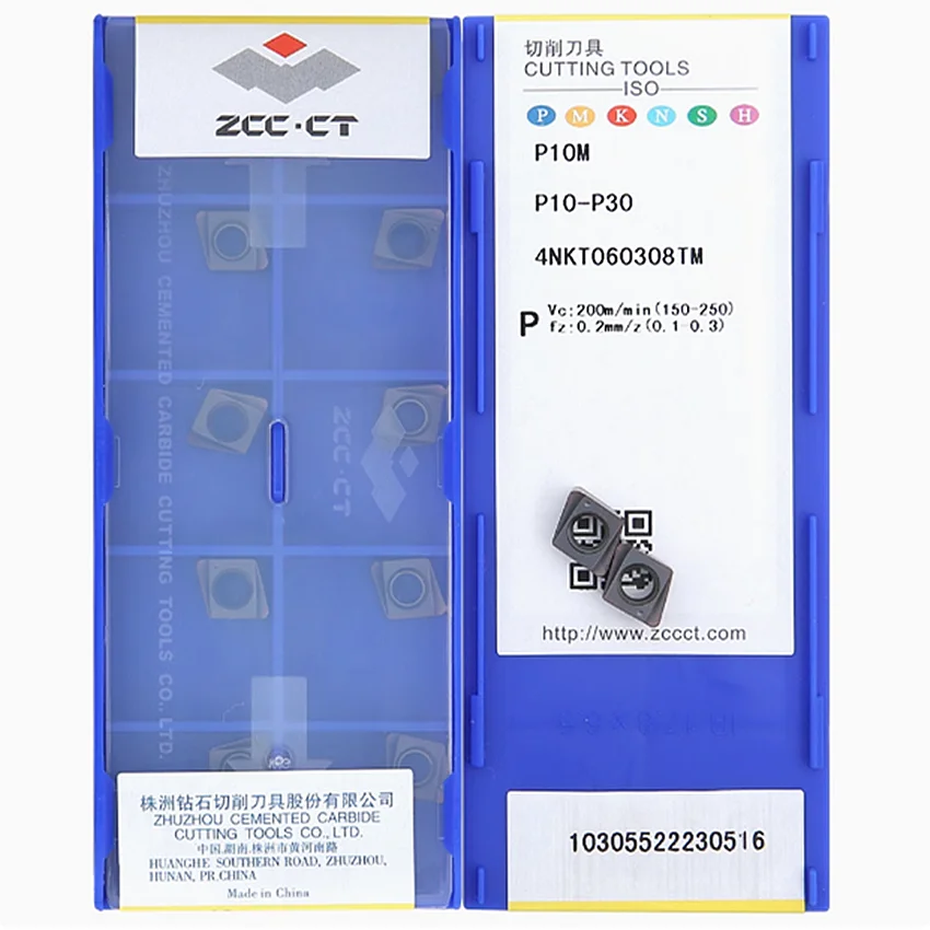 

4NKT060308TM P10M ZCC.CT 4NKT060308 4NKT060308TM CNC Carbide inserts Milling inserts For Steel P10-P30 10pcs/box