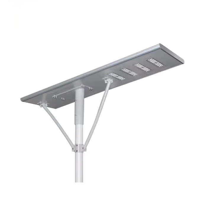 توفير الطاقة 60 واط 80 واط 100 واط ضوء الشارع الشمسي في الهواء الطلق LED IP65 مقاوم للماء الغسق إلى الفجر مصباح الطريق مع جهاز التحكم عن بعد