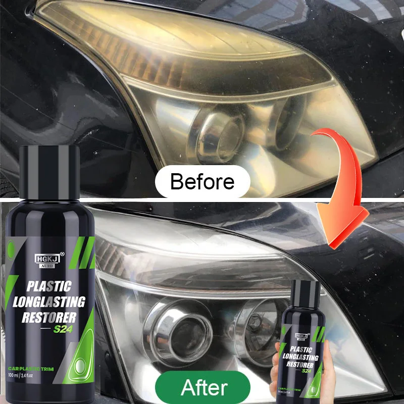 Car Headlight Restoration Polishing Kits Headlamp Scratch Remover Repair Cleaning Paste Remove Oxidation Headlight Polish Liquid