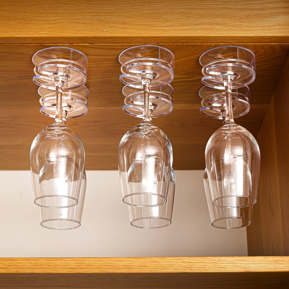 6pcs Under-Cabinet Wine Glass  - огляд і ціна Home Bar And Cabinet