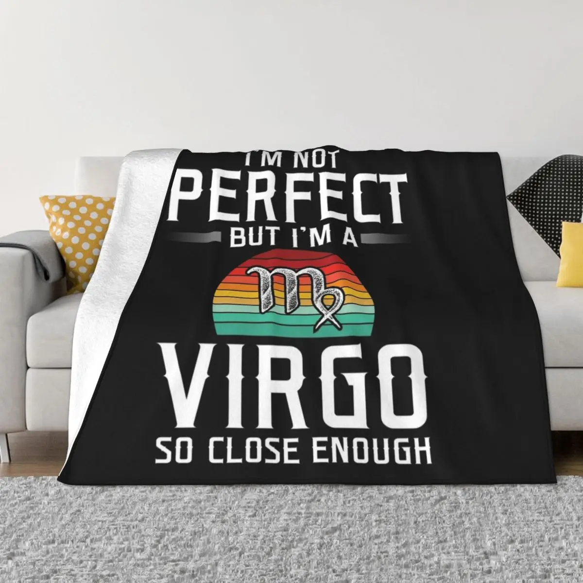 

August 23 September 22 birthday Astrology Virgo Zodiac sign Throw Blanket Decorative Blankets Loose Blanket