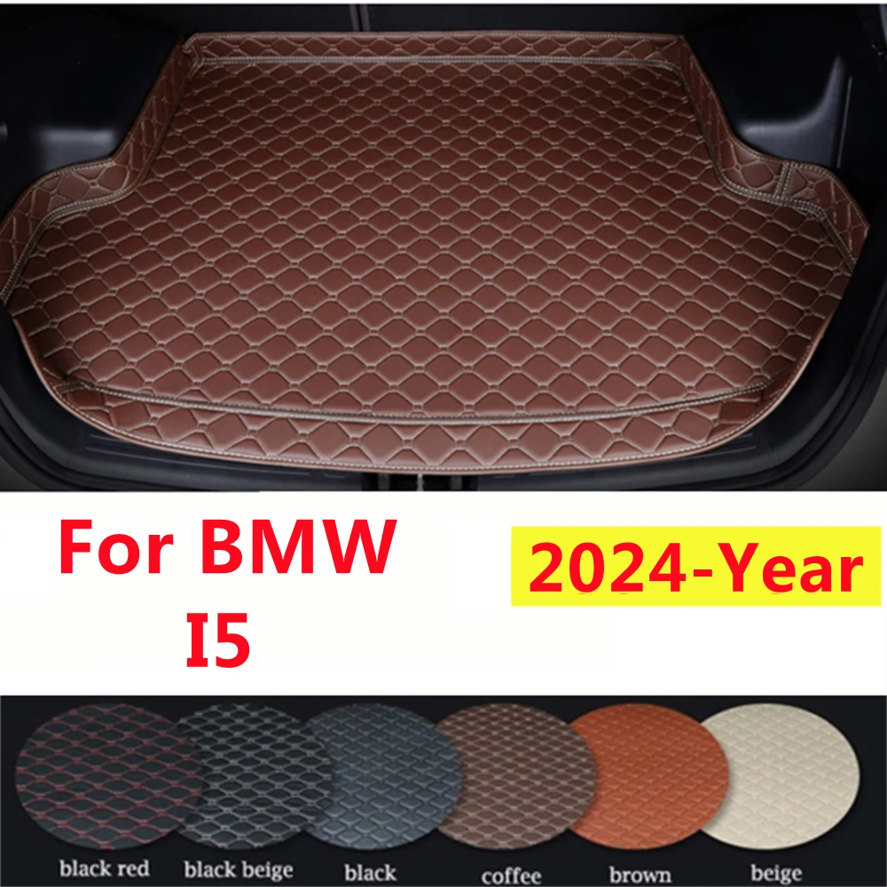 

SJ High Side Всепогодная подставка на заказ для BMW I5 2024 ГОД Коврик в багажник автомобиля АВТО Аксессуары Задний багажник Чехол Ковер