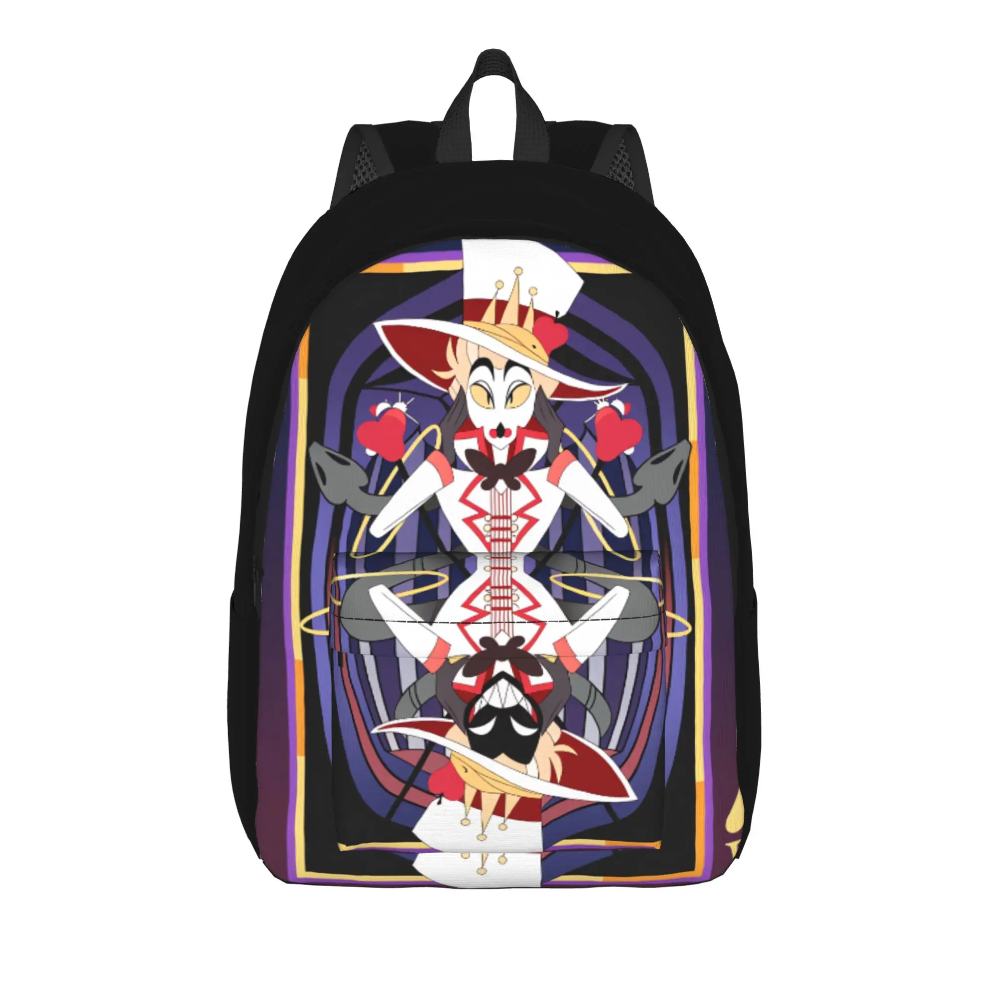 mochila-hazbin-hotels-lucifer-poker-card-mochilas-de-lazer-mochilas-escolares-grandes-para-adolescentes-mochila-colorida
