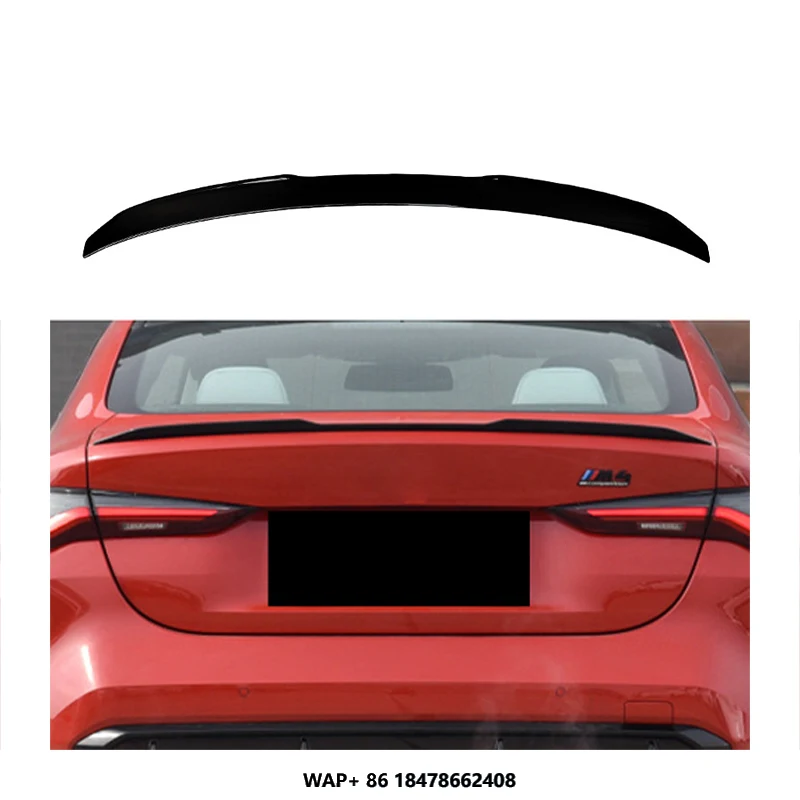 

HKM Carbon Black M4 Style Rear Spoiler Trunk Tail Wing for 4 Series G22 2021-2025 Car Retrofit/Upgrade