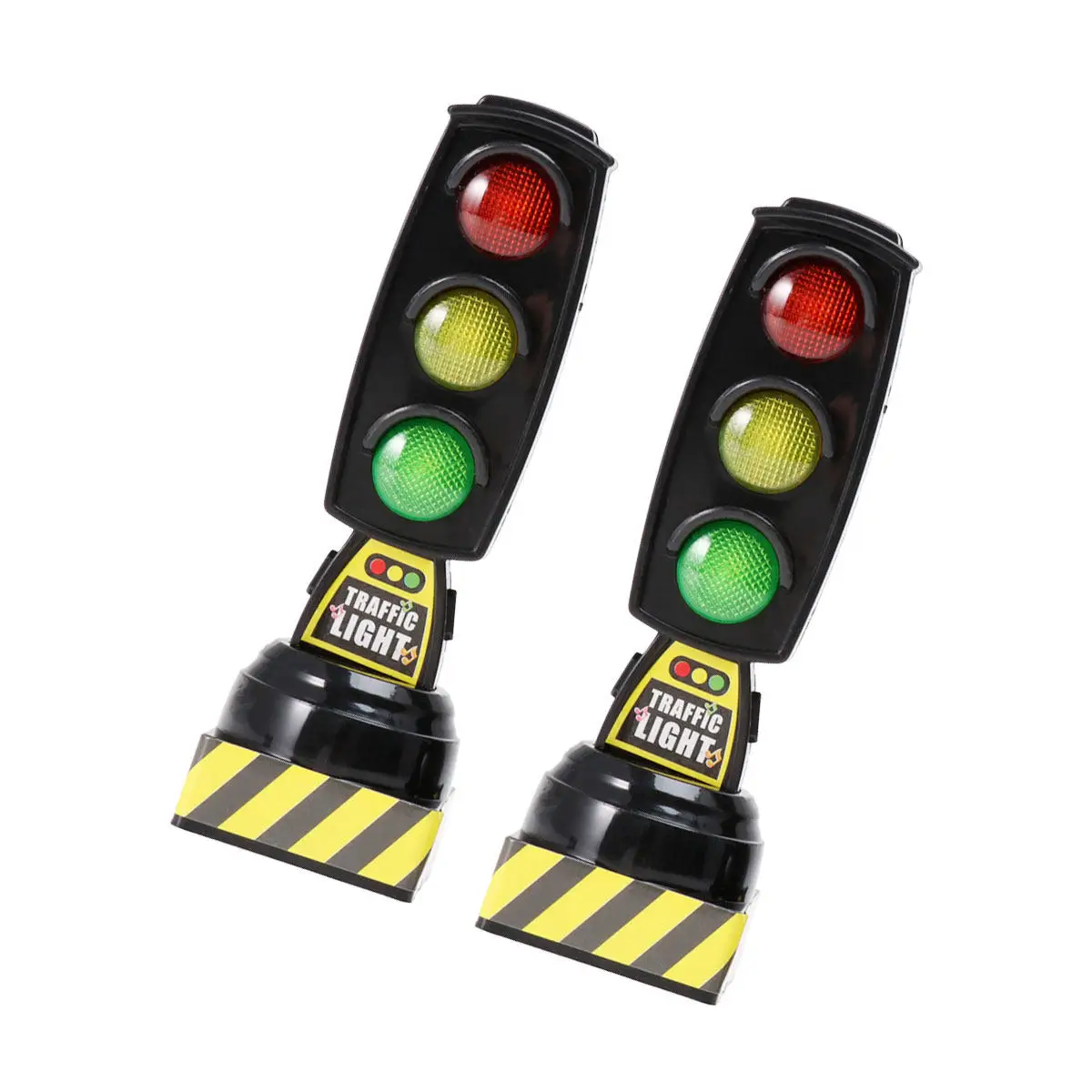 

2Pcs Singing Traffic Light Simulation Educational Signal for Children Early Learning Road Sign Teaching Fun Interactive Light