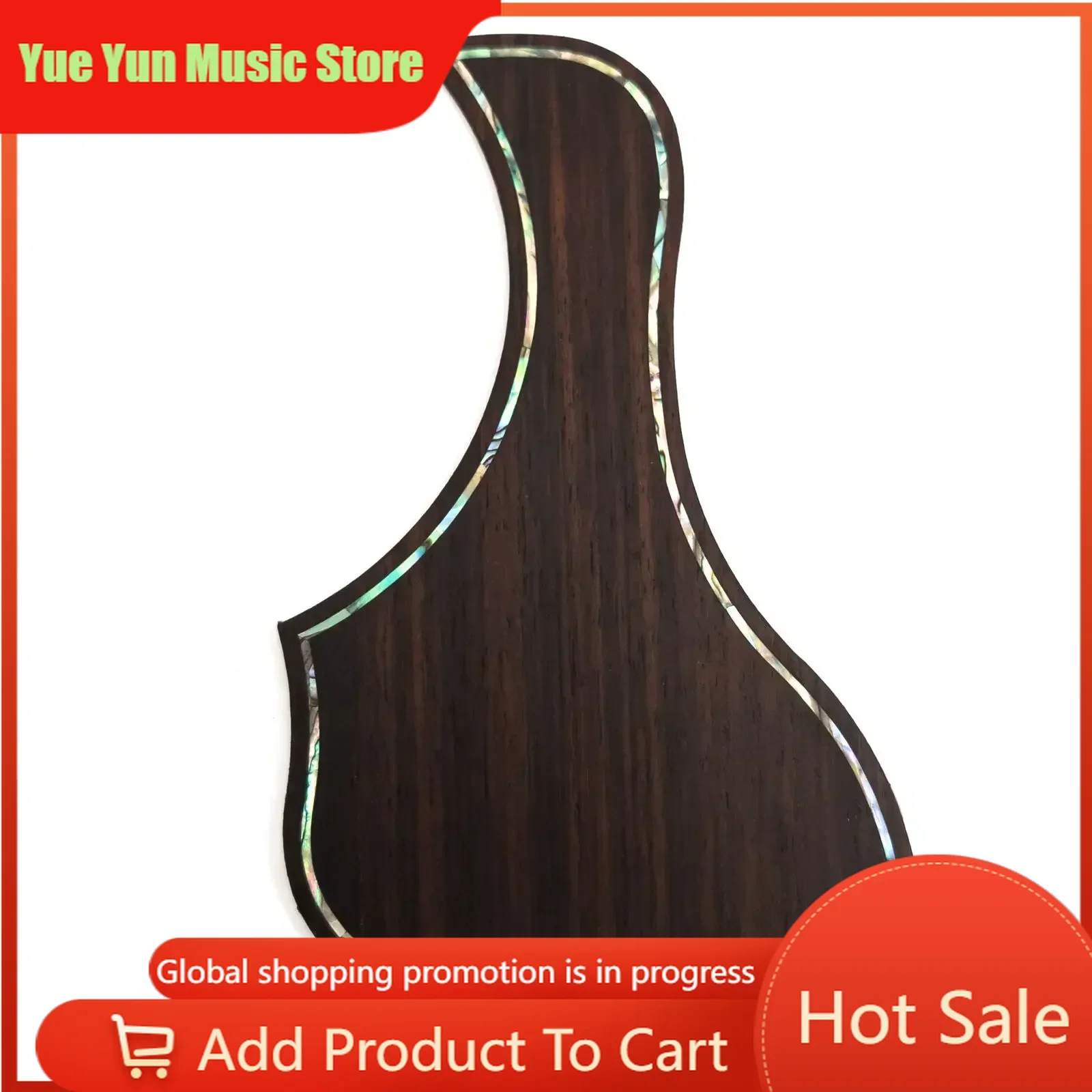 Discount Hot Sale-Acoustic Guitar Pickguard Self Adhensive Rosewood Guitar Scratch Plate For 36