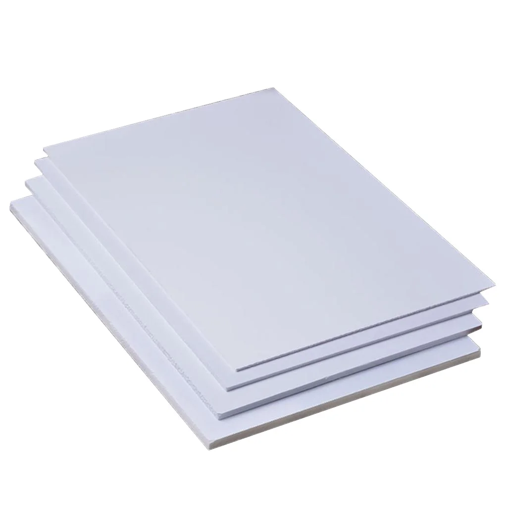 White PVC Sheets Foam Board Building Model Display DIY Craft 2mm / 3mm Thick