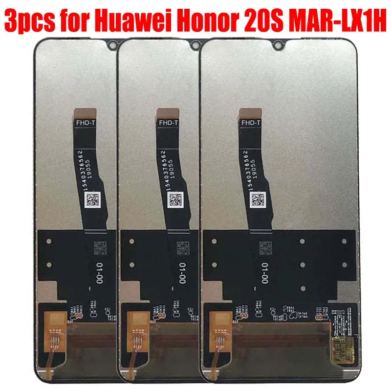 

3pcs/lot 6.15" For Huawei Honor 20S MAR-LX1H LCD Display Matrix Pantalla Panel with Touch Digitizer Glass Assembly Replacement