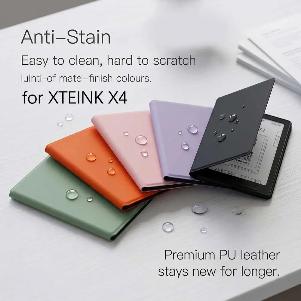 For XTEINK X4 Detachable Case Ebook Cover Magnetic Split Scratch Resistant & Waterproof Protective Shell