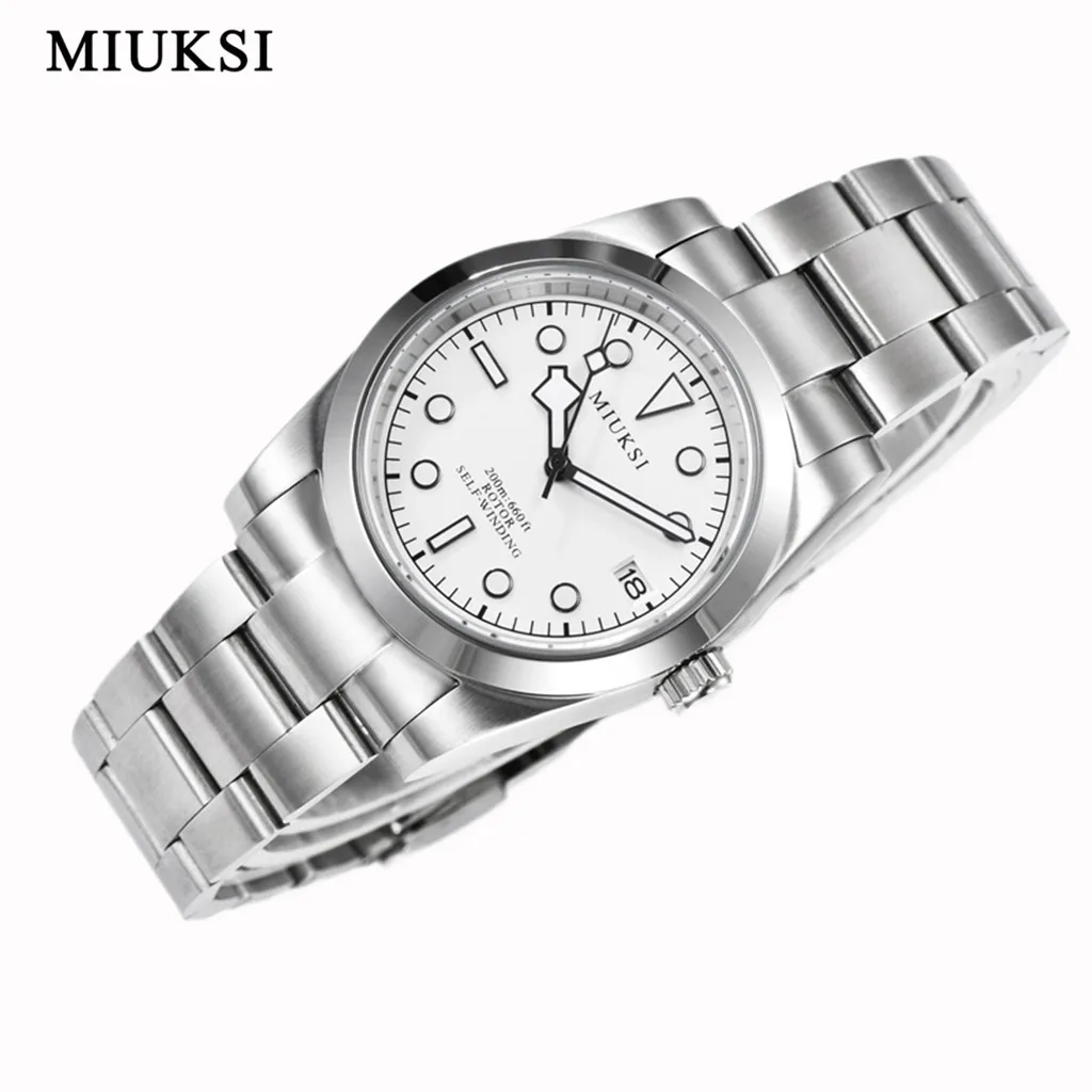 Miuksi 36mm 39mm NH35 Mechanical Watch For Men Watch Automatic Sapphire Stainless Steel Luxury Waterproof Wrist - view 2