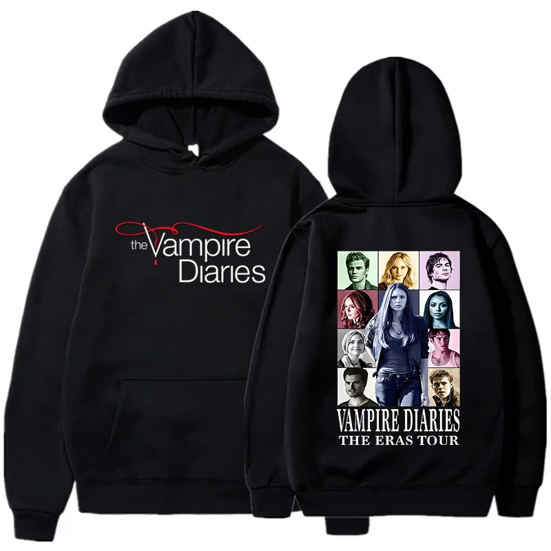 The Vampire Diaries The Eras Tour Hoodies Men Women Fashion Casual Pullover New Outdoor Sweatshirt Unisex Outfits Men's Clothing