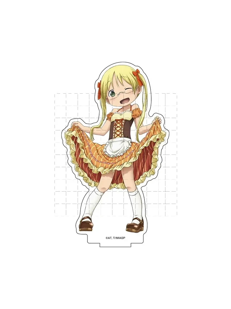 Game Faputa Riko Nanachi Maruruku Marulk Prushka Acrylic Stand Figure Doll Anime Keychain Toy Keyring for Gift