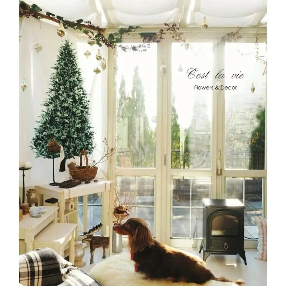 

Pine Tree Design Christmas Tapestry Vintage Holiday Art Simple Design Wall Cloth Festival High Quality Wall Hanging Fabric