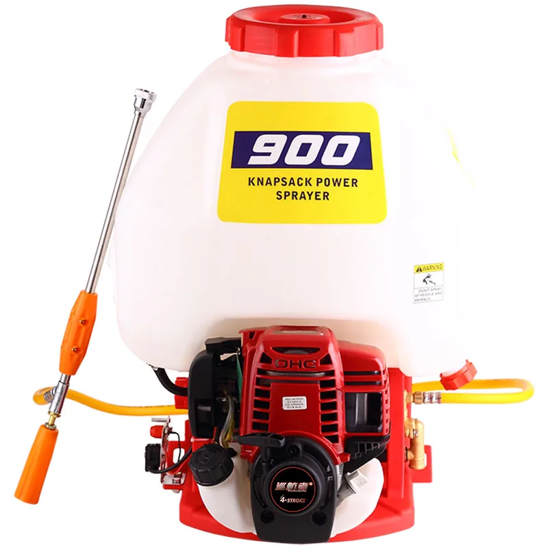 Pesticide sprayer four-stroke knapsack sprayer gasoline engine fight drugs high pressure orchard tree agricultural pump artifact