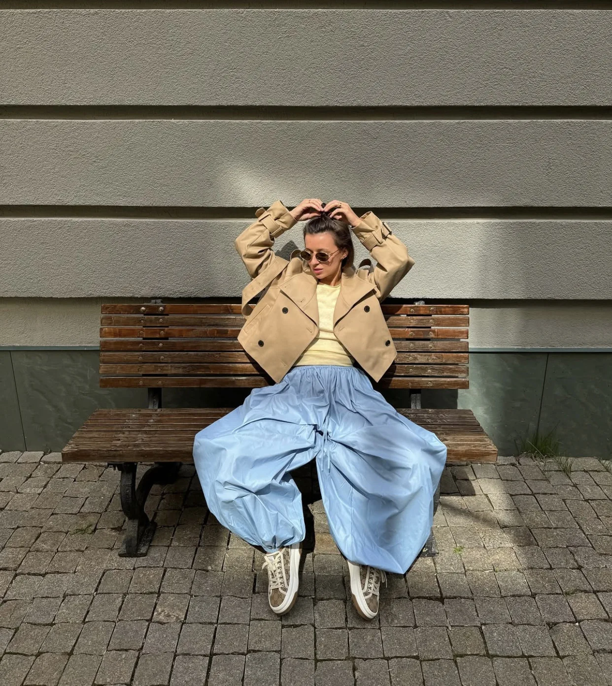 Bornladies Sommer 2025 Weite Laternenhose für Damen, Lässiger Oversize Street-Style, Modisch und Personalisiert – Detail 16