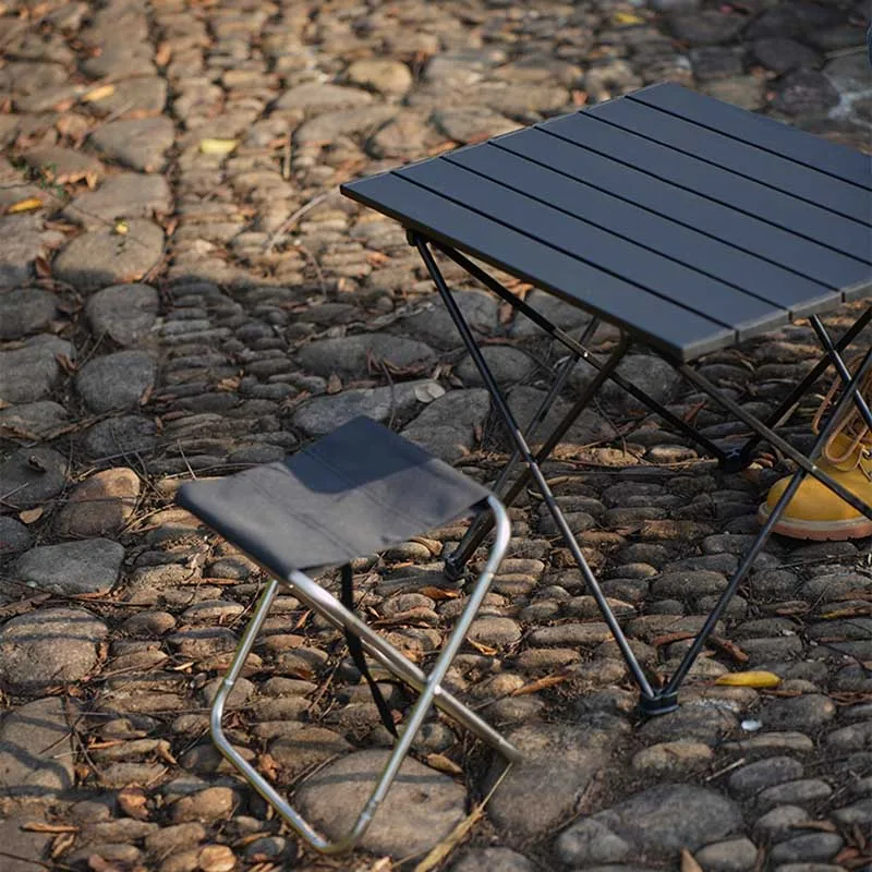 Portable aluminium alloy Tent outdoor camping table foldable desk Omelet table Picnic fishing barbecue small tables mini