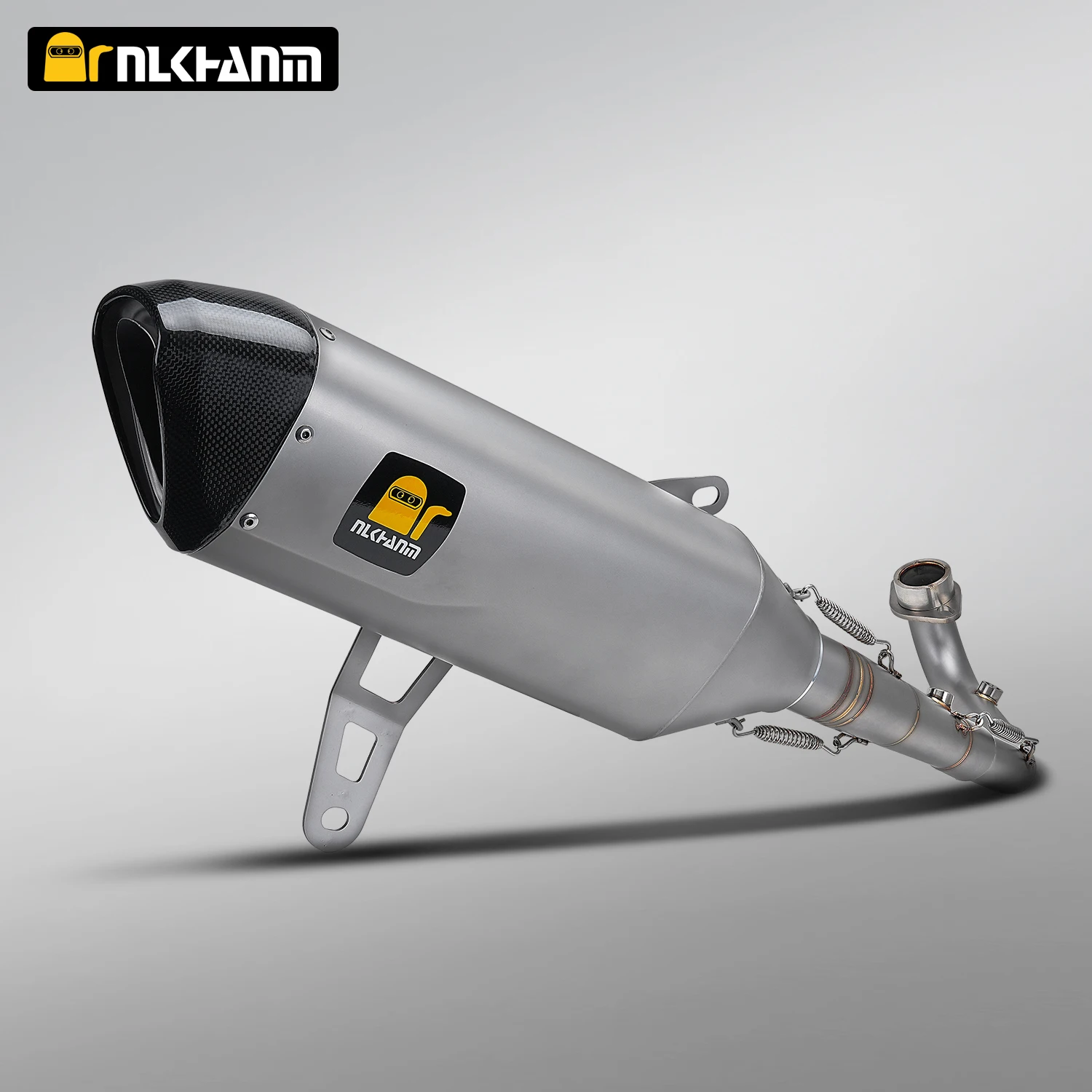 

ZONTES 368G/368E motorcycle exhaust system full section modification with AK muffler for ZONTES 368G/368E