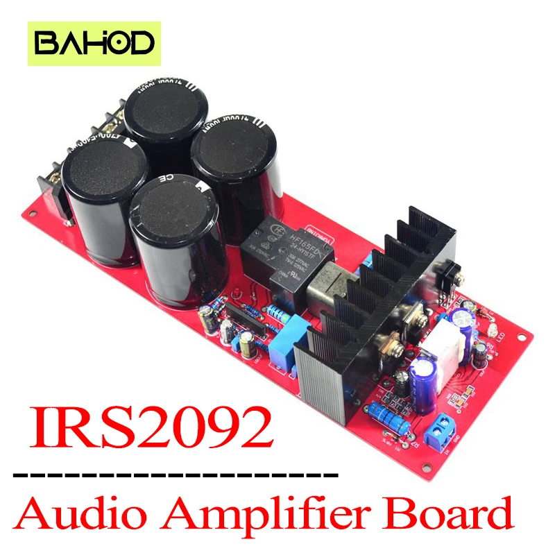 

BAHOD IRS2092 Audio Amplifier Board Class D High Power IRFB23N20D 350w Amplifier Board with Dual Rectifier and Protection