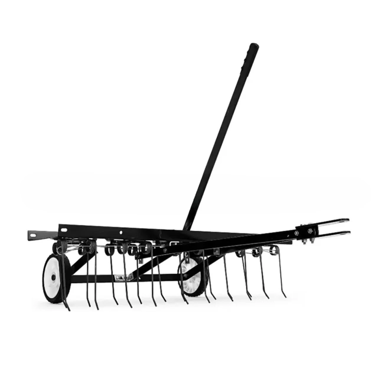 All Terrain Vehicle Trailer Rake Spring Lawn Rake Garden Farm Grass Rake Trailer Lawn Maintenance