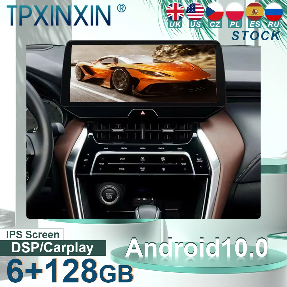 

Автомагнитола на Android для Toyota Harrier XU60 2020- 2022 с GPS-навигацией, мультимедийный плеер, стерео, головное устройство, аудио, видео плеер, экран