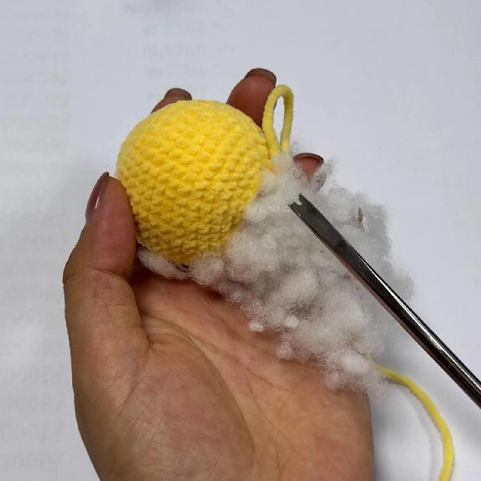 4 Pieces Soft Toy Stuffing Pins Crochet Tool Handicrafts Tool Ergonomic Stuffing Tool for Stuffed Toy Beginner DIY Projects