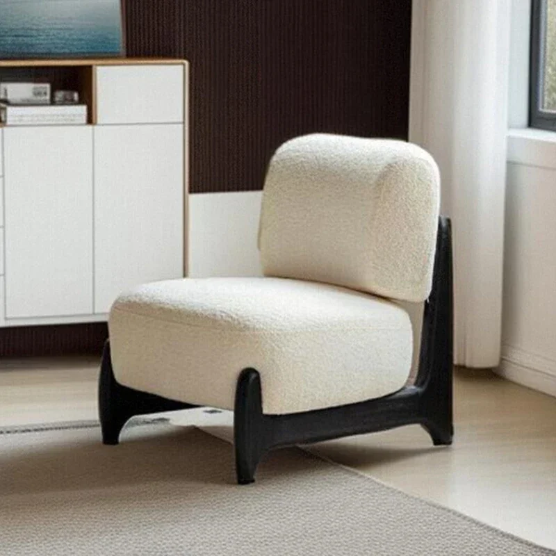 غرفة المعيشة المتنقلة الداخلية كرسي صالون تجميل كراسي الفندق في الهواء الطلق مسند الظهر كرسي أريكة هزاز القراءة مريح كسول الأثاث #6