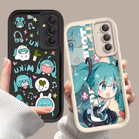 Phone Case For Samsung Galaxy S25 S24 S23 Ultra S22 S21 Plus FE A36 A56 A26 A16 A06 A15 A25 A35 A55 5G H-Hatsunes Lovely M-Miku