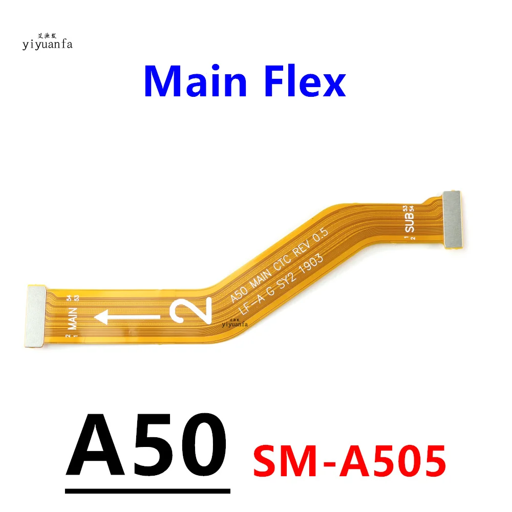 For Samsung Galaxy A50 A505F SM-A505FN/DS USB Micro Charger Charging Port Dock Connector Microphone Main Board Flex Cable