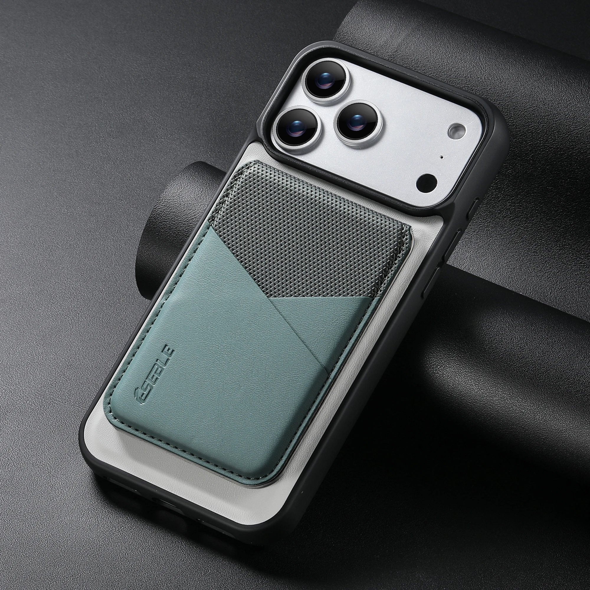 2-in-1 Detachable Magnetic Leather Wallet Phone Case with Color-blocked Card Pocket for iPhone 17/16 Pro Max/15/14/13 view 5
