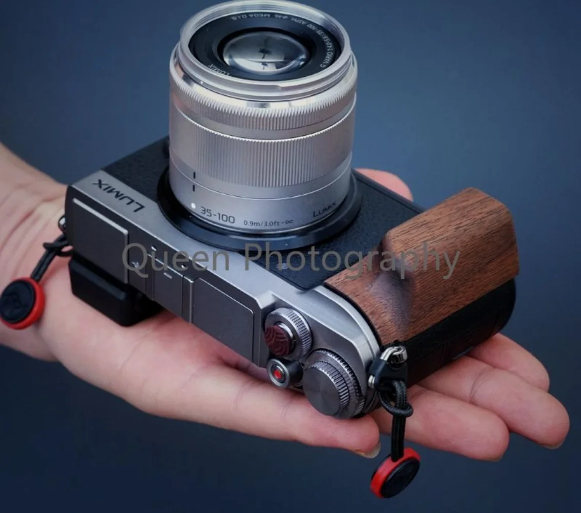 Handle Part For Panasonic GX9 DC-GX9GK 4K Camera Handmade Wooden Wood Hand Grip