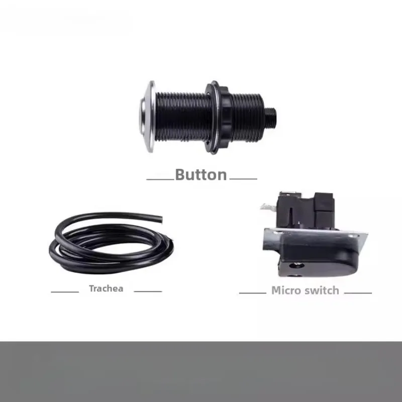 Suitable for Bastyer Insinkerator Food Waste Processor Air Switch Pneumatic Micro-motion 32mm Button Universal Accessories