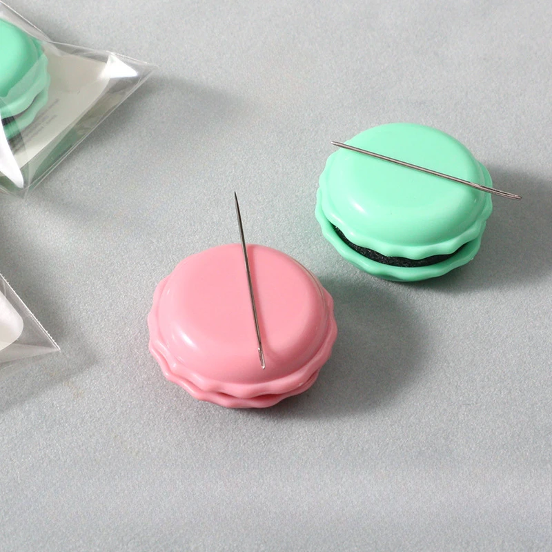 Needle Absorber Macaron Colour Needle Sharpener Erasing Needle Fabric Cross Stitch DIY Sewing Tools Beaded Needle Magnet Case