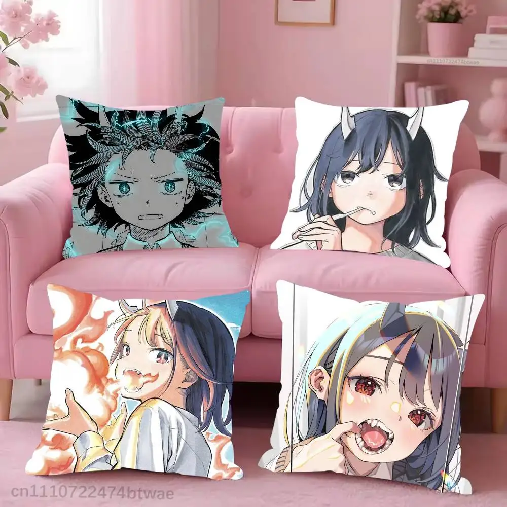 Anime Aoki R-Ruri Dragon Pillow Case For Living Room Bedroom Hotel Pattern Printed Cushion Cover Decorations and Protector