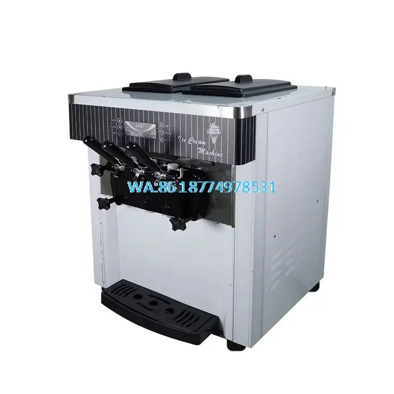 Wmwmnu Economic Commercial Automatic Freestanding Tabletop Soft Ice Cream Maker for Store Snack Shop