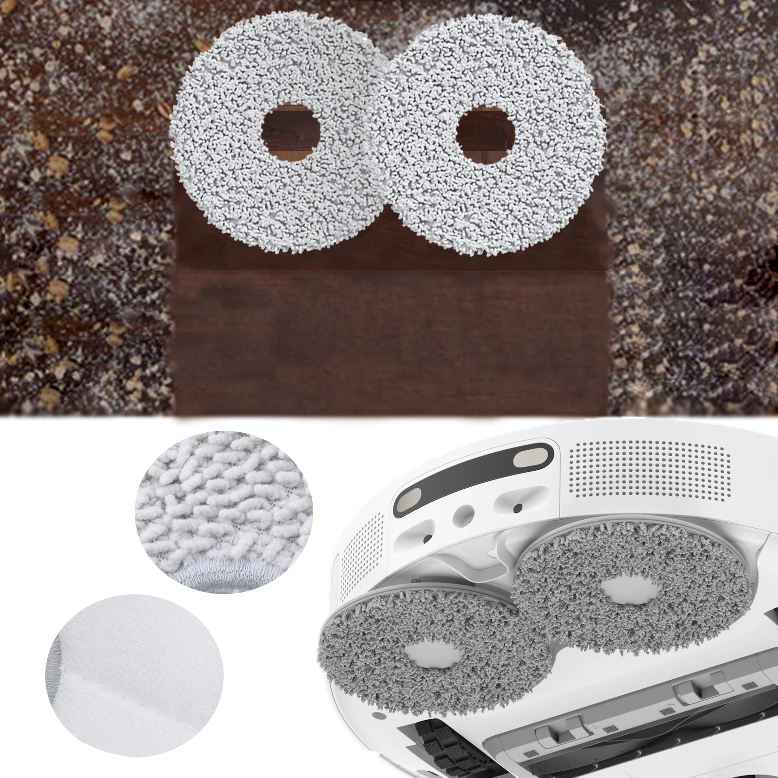 【Optional 】Original Dreame L10s Ultra Robot Vacuum Accessories Main Brush,Side Brush,Filter,Mop Cloth, Dust Bag.