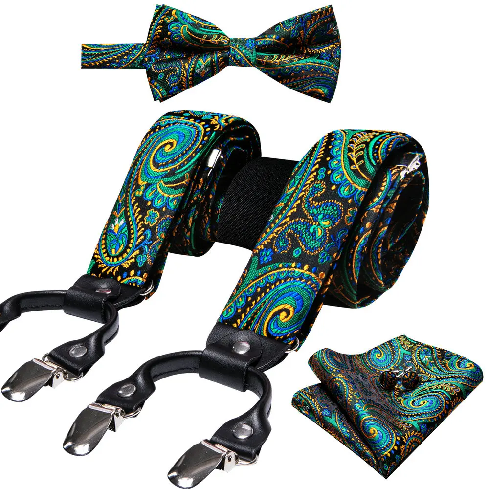 fashion-paisley-green-silk-men-suspender-bowtie-handkerchief-cufflinks-set-y-shape-6-clips-party-wedding-business-barrywang