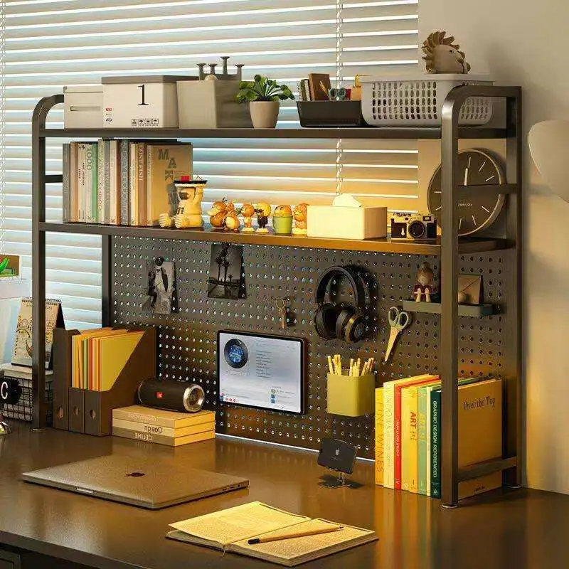 scaffale-portaoggetti-da-scrivania-in-ferro-battuto-scaffale-multi-strato-per-ufficio-libreria-con-pannello-forato-portaoggetti-per-tavolo-computer-organizer-per-uso-domestico