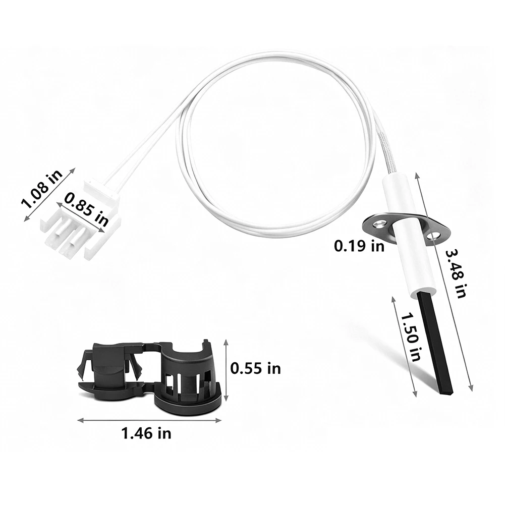 Stainless Steel for fd Ignitor Kit Compatible with For Hayward Pool Heater Models H150FDN H200FDN H250FDN H300FDN H150FDP